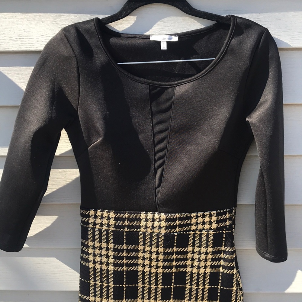 Black & Gold Dress